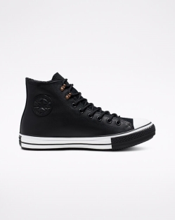 Converse, Tenisi Inalti Barbati Winter GORE-TEX Chuck Taylor All Star SIXQM5302, Negrii/Albi